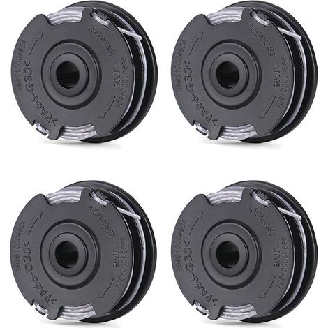 CYRILL – Lot de 4 bobines de Fil de Coupe 6 m de Rechange pour Bosch Art 24 27 30 30-36 LI débroussailleuse No.F016800351 (1/5)