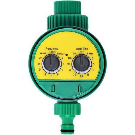 Programmateur arrosage automatique avec minuterie – Alimentation 1/2 et 3/4 pouce – Programmation jusqu'à 120 minutes – Plastique ABS étanche (1/5)