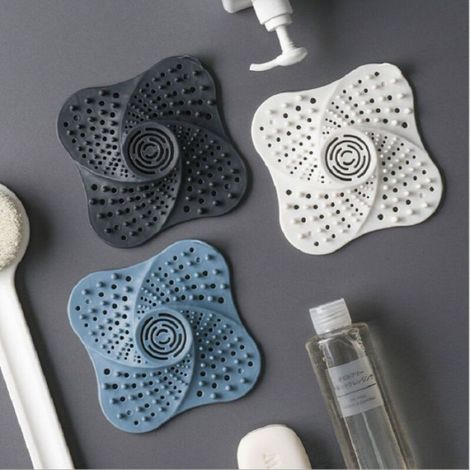 Filtre Pour Bonde De Douche - Gel De Silice - 13 X 13 Cm - Pour Salle De Bain Cuisine Toilettes - 3 Pièces (1/5)