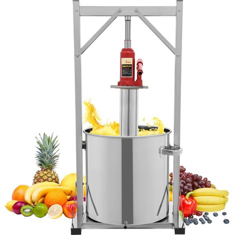 Hydraulischer Pressenauszieher aus Edelstahl Weinpresse aus Edelstahl (1/5)