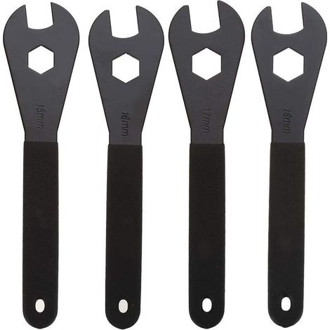 Clé à vélo - Clé à cône en Acier au Carbone Multifonction Durable Outil de réparation de vélo(15mm,16mm,17mm,18mm) (1/5)