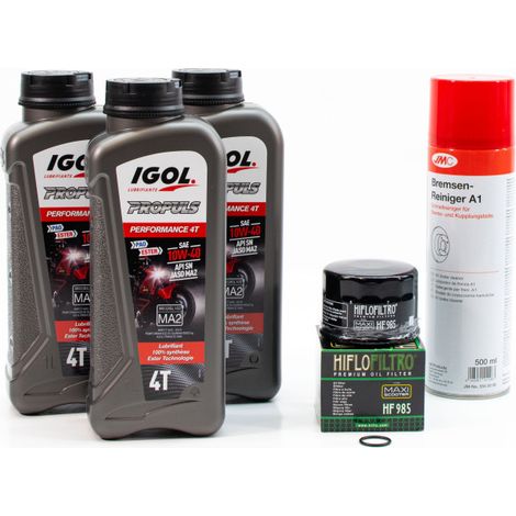 Kit Entretien Vidange pour YAMAHA XP 500 TMAX de 2001 à 2016 - IGOL PROPULS PERFORMANCE 10W40 3L