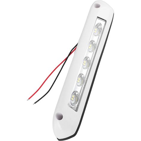 Éclairage LED camping-car 12V/24V 8W étanche barre lumineuse extérieure auvent porche lanterne motorhome universel (1/5)