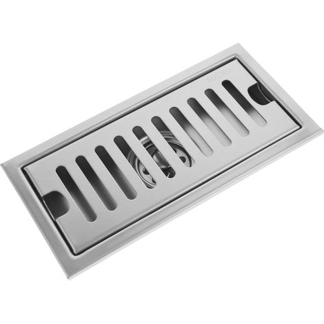 Crépine de douche Sewroro en acier inoxydable avec filtre et attrape-c (1/5)