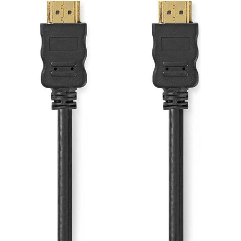 nedis CVGL34060BK20 cavo HDMI grigio 2 metri