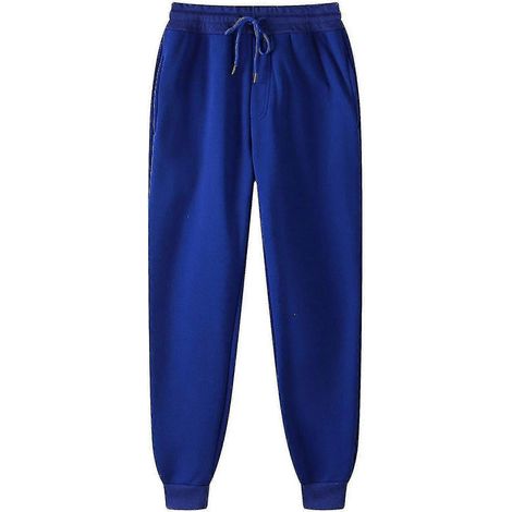 Herrenhosen, Jogginghosen, Hip-Hop-Hosen, Leggings, gepolsterte Freizeithosen-S-Blue