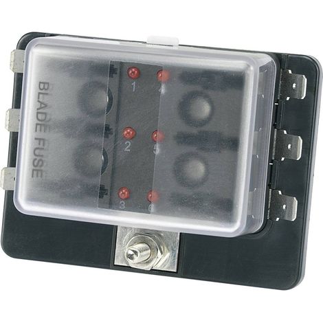 TRU COMPONENTS TC-R3-76-01-3L106 Portafusibile Automotive con indicatore di stato Adatto per Fusibile a lama standard 3
