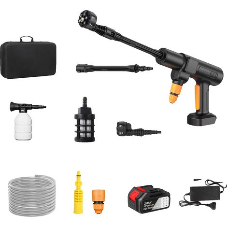 Pistolet de Lavage de Voiture Électrique, Commodité Sans Fil, Performance Haute Pression, Batterie Noire 1 (1/2)