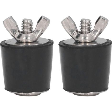 Rubber plug for 2 pieces, rubber plug for swimming pools, winterproof, conical plug, swimming pool accessories, 25 mm