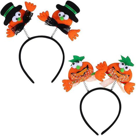 1 Set Kürbis-Haarbänder für Halloween-Dekorationen