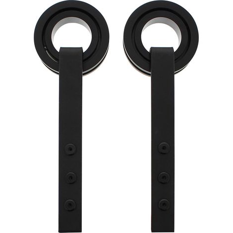 Intersteel 2-teiliges Laufrollen-Set Modern 255 mm Schwarz (1/4)