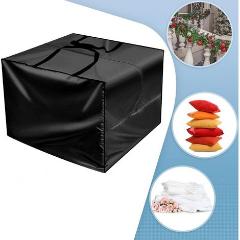 Sac de rangement coussin Durable 210D  81x81x61 cm  Extérieur  Fermeture éclair (1/5)