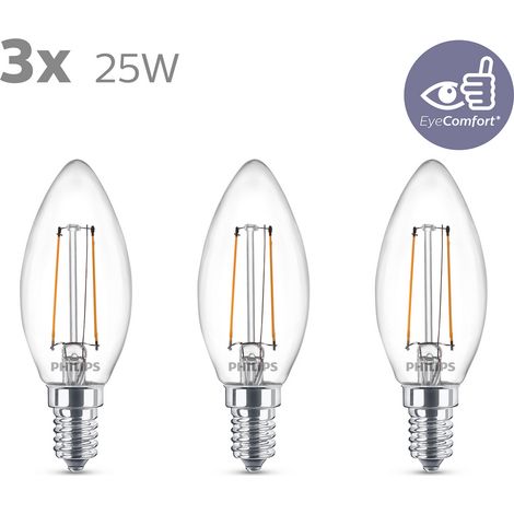 2W - E14 - 2700K - 250 lumen lot de 3 - 929001238343 (1/4)
