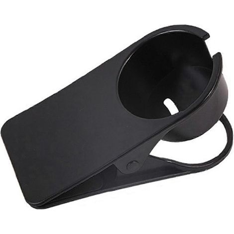 Porte-Gobelet - Fixation Par Ressort Pour Bureau - Noir - 19,8 X 10 X 10,2 Cm - 1 Pièce (1/5)