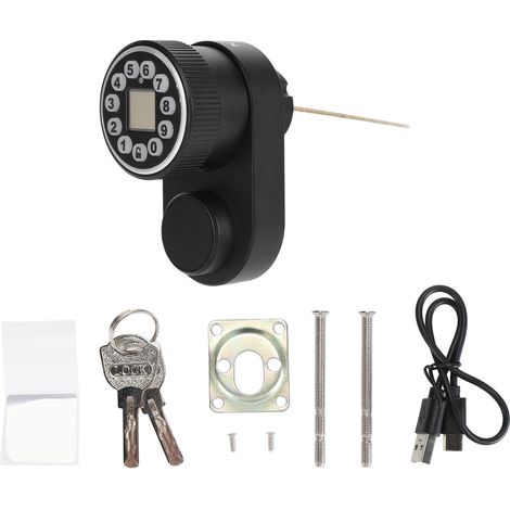 serrure de porte-Serrures de porte intelligentes - Alliage aluminium - IP65 - Déverrouillage en 0.5s (1/4)