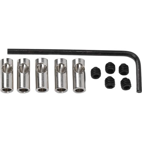 Manchon de réduction d'axe RC 3.17mm à 5mm pour moteur et pignon - Adaptateur de changement d'arbre (1/5)