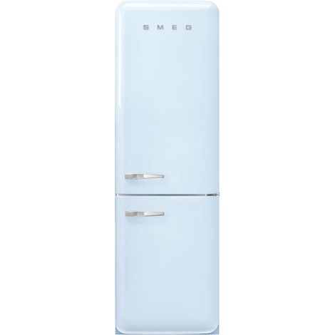 Smeg FAB32RPB6 frigorifero con congelatore Libera installazione 331 L Blu Made in Italy. Capacità netta totale: 331 L. Cerniera porta: Destra, Tipo di display: LED. Classe climatica: SN-T, Emission...