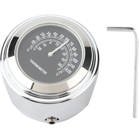 Motorrad-Lenkerthermometer 22-25 mm, Temperaturanzeige (1/5)
