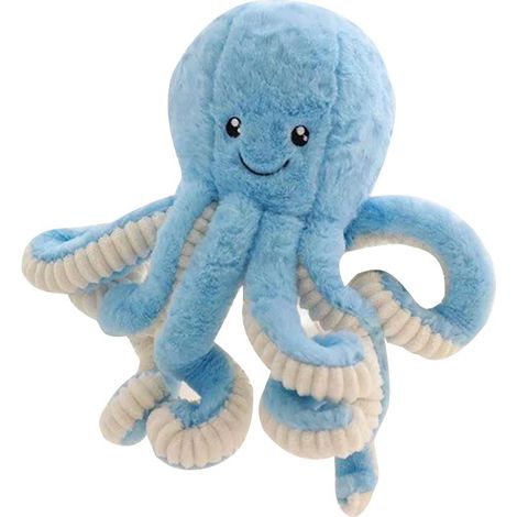 Peluche pieuvre de dessin animé, jouet en peluche doux, oreiller, cadeau pour enfants et adultes (1/5)