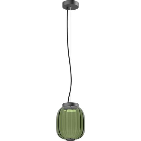 Suspension KRISTA D183 Phase coupée C LED SMD AC 4W 363lm CRI90 2700K Noir Vert (1/2)