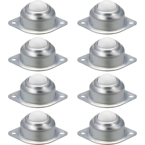 8 pièces Roulettes à Billes de Transfert Roulettes de Meubles Universel Boules en Nylon Roulettes à Bille pour Dispositif de Transfert Ou de transport (1/5)