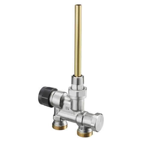 Oventrop Tauchrohrventil Einrohr-System DN 15 3/4" Außengewinde, senkrechte Lanze (1/2)
