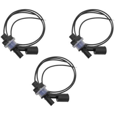 Lot de 3 capteurs de niveau d'eau en plastique avec interrupteur à flotteur horizontal pour aquarium (1/4)
