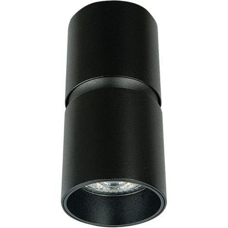 Plafonnier Pour Ampoule LED GU10 Noir Sablé ZAMBELIS S160