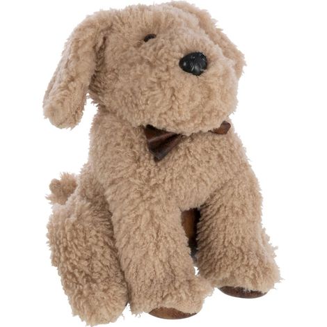 Cale porte chien beige en tissu bouclé - beige (1/3)