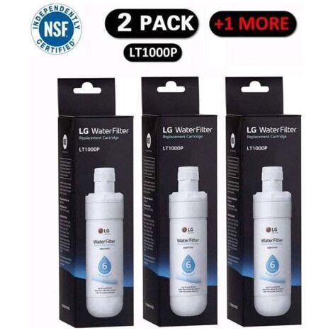 LG LT1000P2 Kühlschrankfilter-Set Weiß, 6 Monate/200 Gallonen (1/2)
