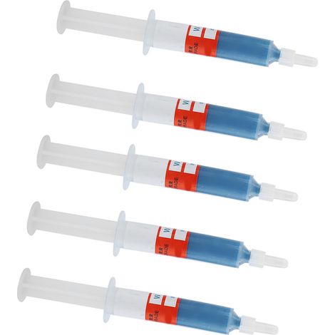 Ensemble de 5 tubes de pâte à polir diamantée, composé de rodage, pâte abrasive, aiguille W52000 (1/5)