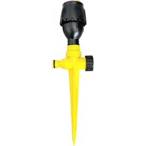 Arroseur enfonçable grand embout rotatif 360°, lot de 2, pour jardin et pelouse (1/5)