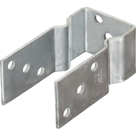 Maison Exclusive - Picchetti per Recinzione 12 pz Argento 7x6x15cm Acciaio Zincato