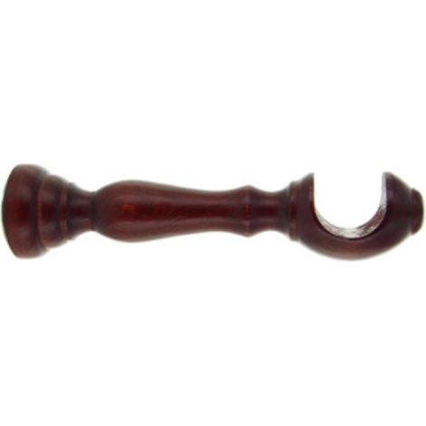 SUPPORTO LEGNO P/BASTONE CILIEGIO 18 CM 2 PZ