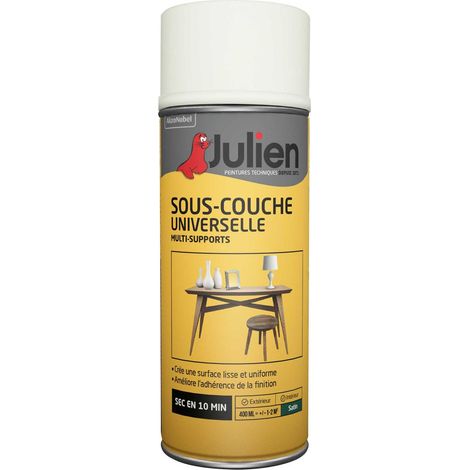 Sous-couche universelle aérosol - Mat Blanc - 400 ml - Julien