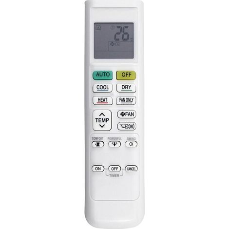 Telecomando di ricambio AC ARC480A1 per condizionatori d'aria ARC480A6, ARC433B67, ARC433A1 e ARC43