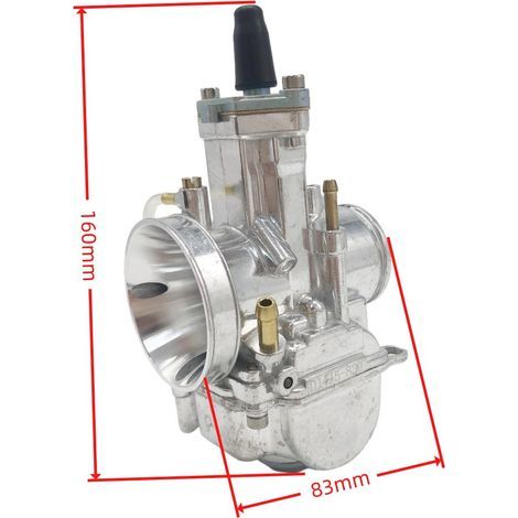 PWK34, produit de polissage pour carburateur, compatible avec les moteurs de 125 cm³, 150 cm³, 175 cm³ et 200 cm³. 404-047 (1/4)