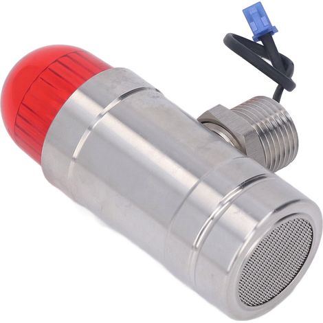 Lampe d'alarme sonore et lumineuse à filetage G1/2, en acier inoxydable étanche, antidéflagrante, pour usage industriel, 24 V CC (1/5)