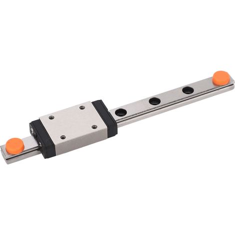 Glissière linéaire 100mm mini guide avec bloc coulissant allongé pour machine CNC et imprimante 3D (1/5)