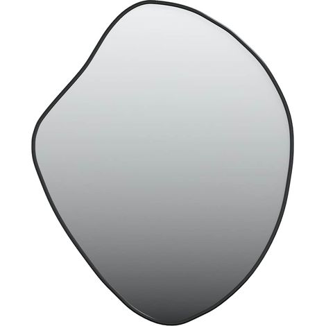 Miroir mural Noir 60x50 cm
