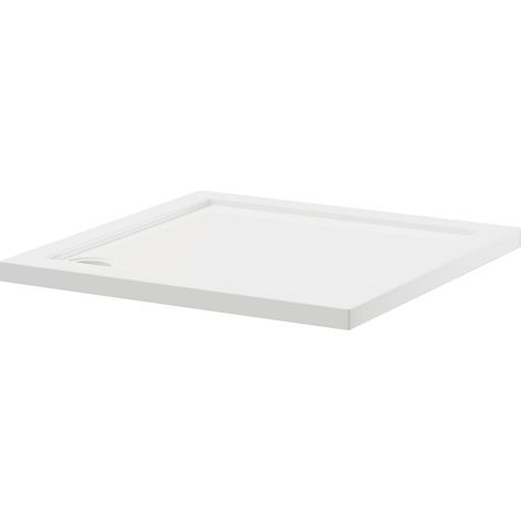 Wholesale Domestic Pearlstone 760mm x 760mm x 40mm Square Shower Tray (1/4)