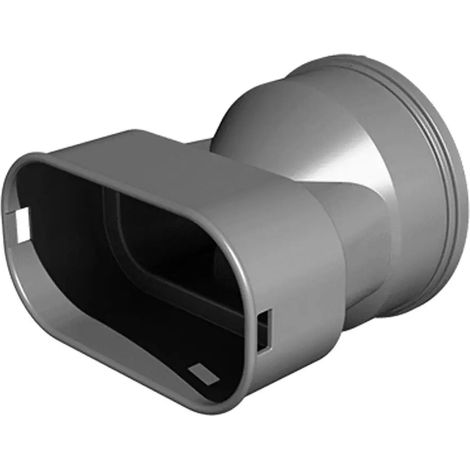 Wolf Adattatore canale piatto 50x100 per collegamento a distributore d'aria, 2577599