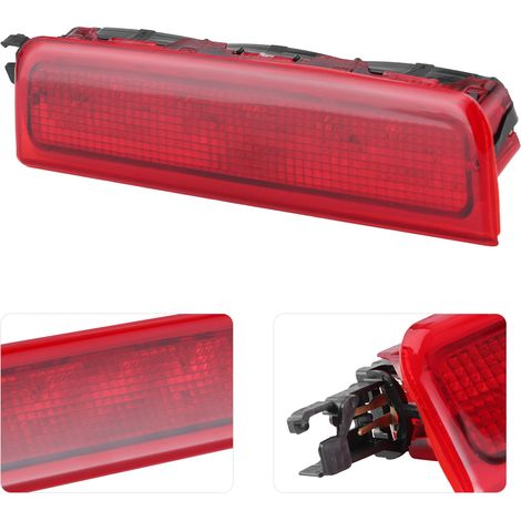 Zusätzliches hochgesetztes Bremslicht für Volkswagen Caddy III Kasten 2KA 2KH 2CA 2CH (2004-2015), rotes Signal, Austauschset. (1/5)