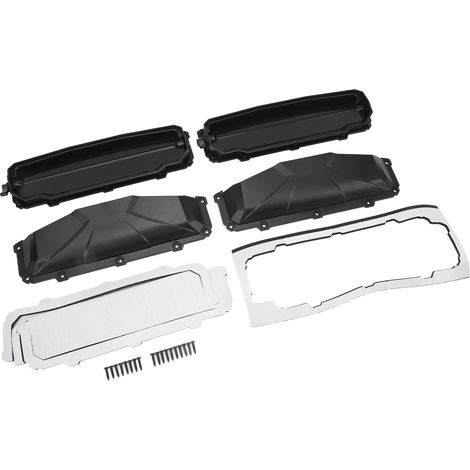 Pare-brise UTV Kit Ventilation Étanche avec Bouches Désembuage pour Verre Polycarbonate Durci (1/5)
