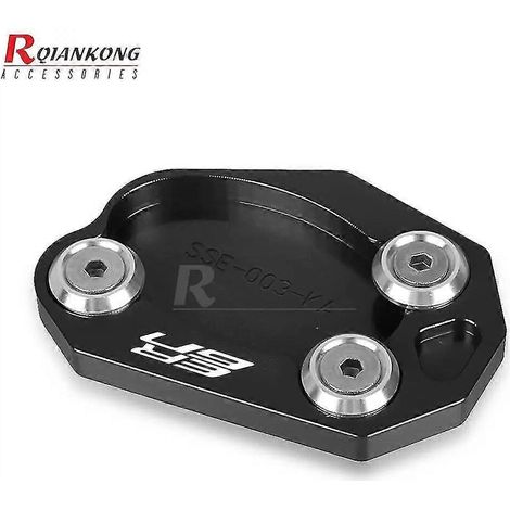 Seitenständer für Motorräder, vergrößert, für Kawasaki ZX-6R, ZX-10R, ZX6R, ZX636 (2009–2023), Ninja ZX10R (2008–2023), J300 (2011–2023) – ER-6n Logo3