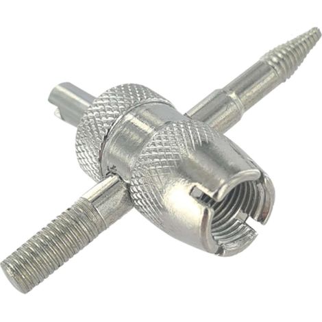 Cyclingcolors – Outil 4 en 1 pour démontage obus de valve – Taraudage filetage extérieur et intérieur – Rodoir de siège conique – Accessoire mécanicien - OBUS 4 EN