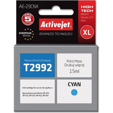 Activejet AE-29CNX Supreme - Cyan-Tintenersatz für Epson 29XL