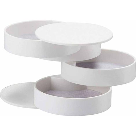 Petite boîte de rangement pour bijoux, porte-boucles d'oreilles, plateau de présentation, porte-colliers et bracelets (1/5)