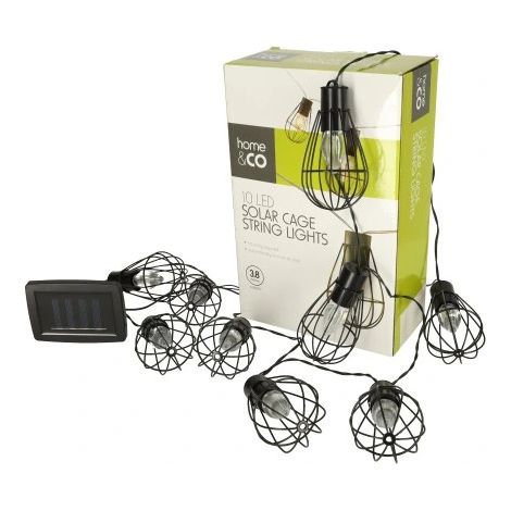 Solar-Gartenleuchten, Girlandenbirnen für den Dachboden, 10 LEDs