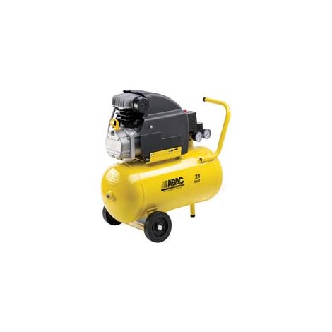 COMPRESSORE COASSIALE LUBRIFICATO A OLIO LT.24    ABAC